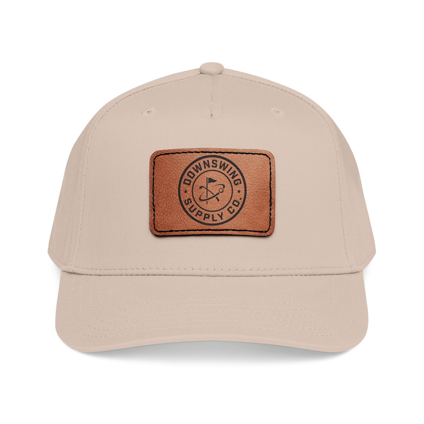 Downswing Leather Patch Baseball Cap — Badge