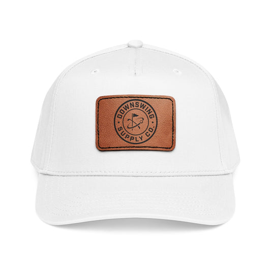 Downswing Leather Patch Baseball Cap — Badge