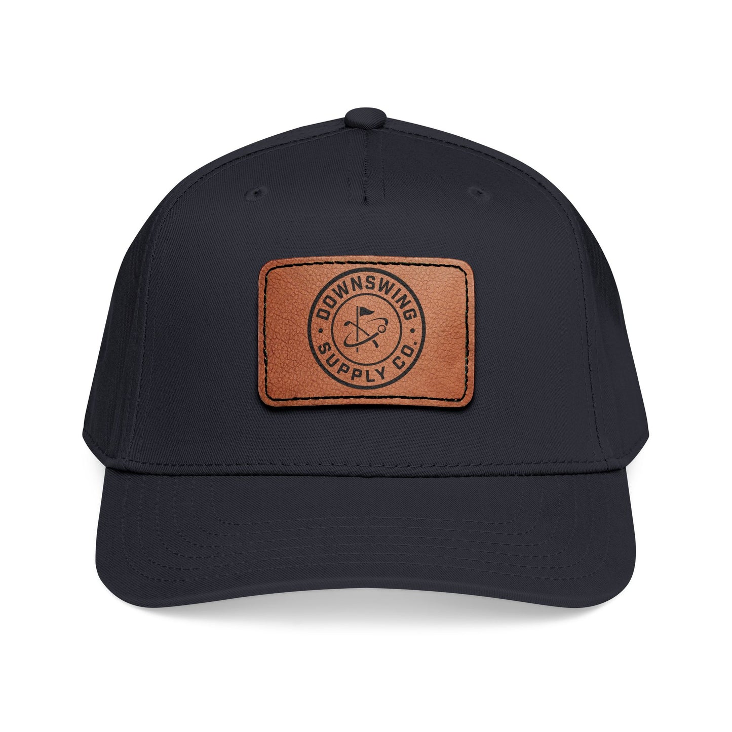 Downswing Leather Patch Baseball Cap — Badge
