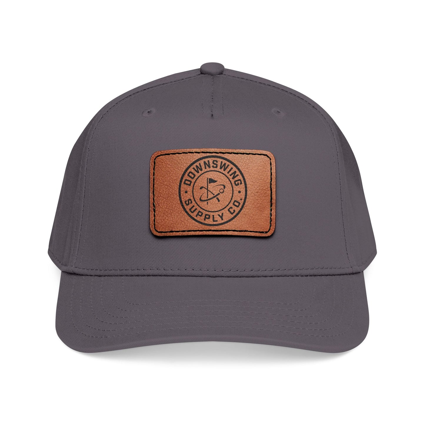 Downswing Leather Patch Baseball Cap — Badge