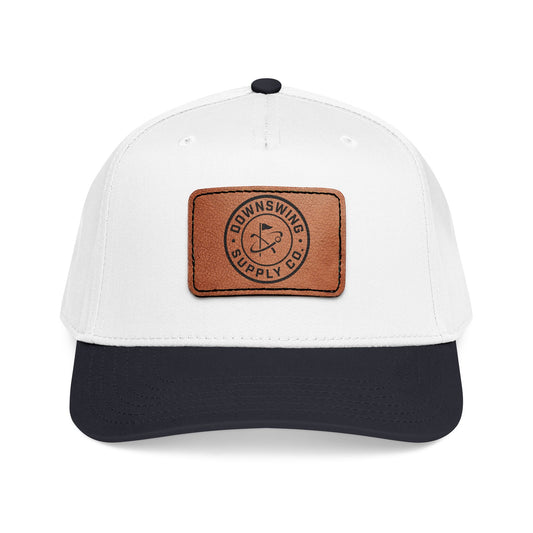 Downswing Leather Patch Baseball Cap — Badge