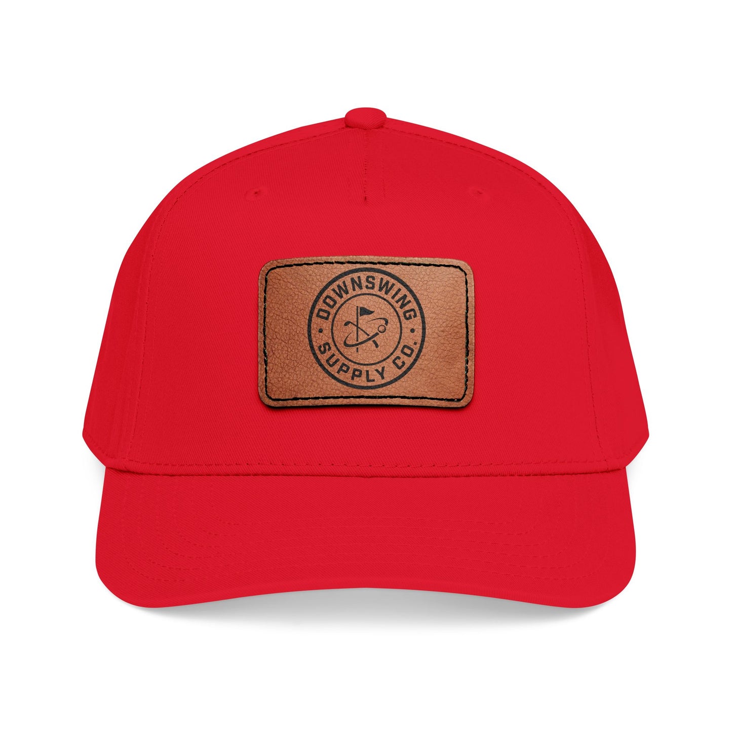 Downswing Leather Patch Baseball Cap — Badge
